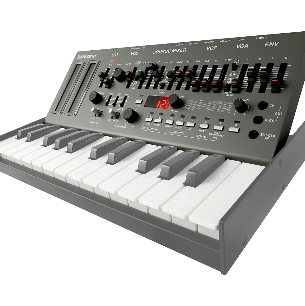Roland SH-01A Sound Module Gray with Decksaver Cover