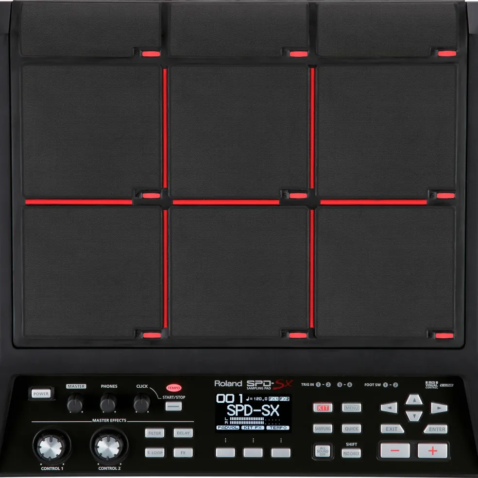 Roland SPD-SX Sampling Pad With Bag and Cable
