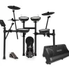 Roland TD-07KV V-Drums Electronic Drum Set With Simmons DA2108 Drum Set Monitor