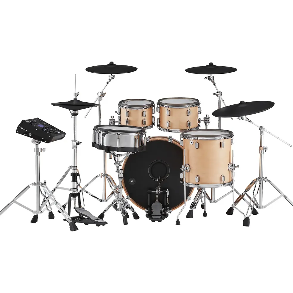 Roland VAD706 V-Drums Acoustic Design Drum Kit Gloss Natural Finish