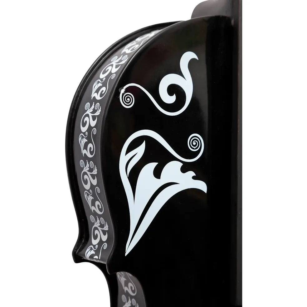 Rozanna's Violins Mariachi Black Sugar Skull Series Violin Outfit 3/4