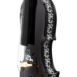 Rozanna's Violins Mariachi Black Sugar Skull Series Violin Outfit 3/4