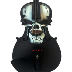 Rozanna's Violins Skull Series Carbon Composite Violin Outfit 4/4