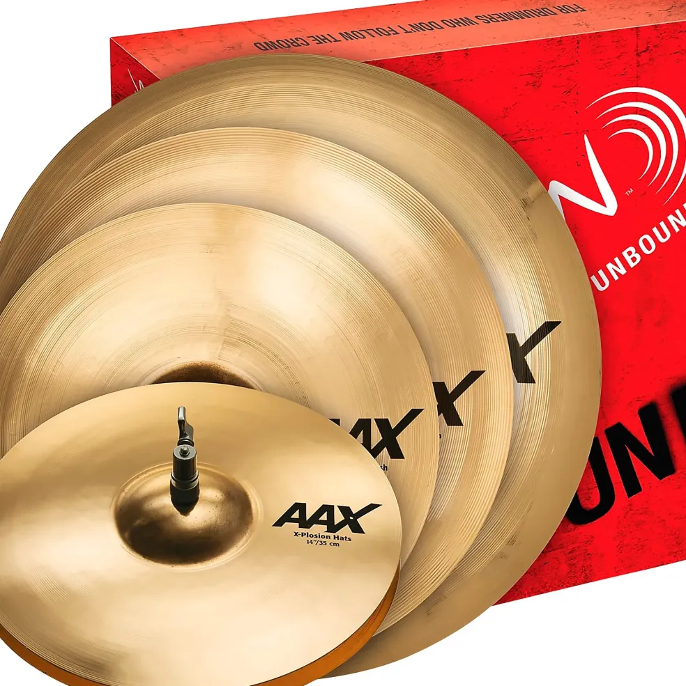 SABIAN AAX X-Plosion Cymbal Pack With Free 18" Crash