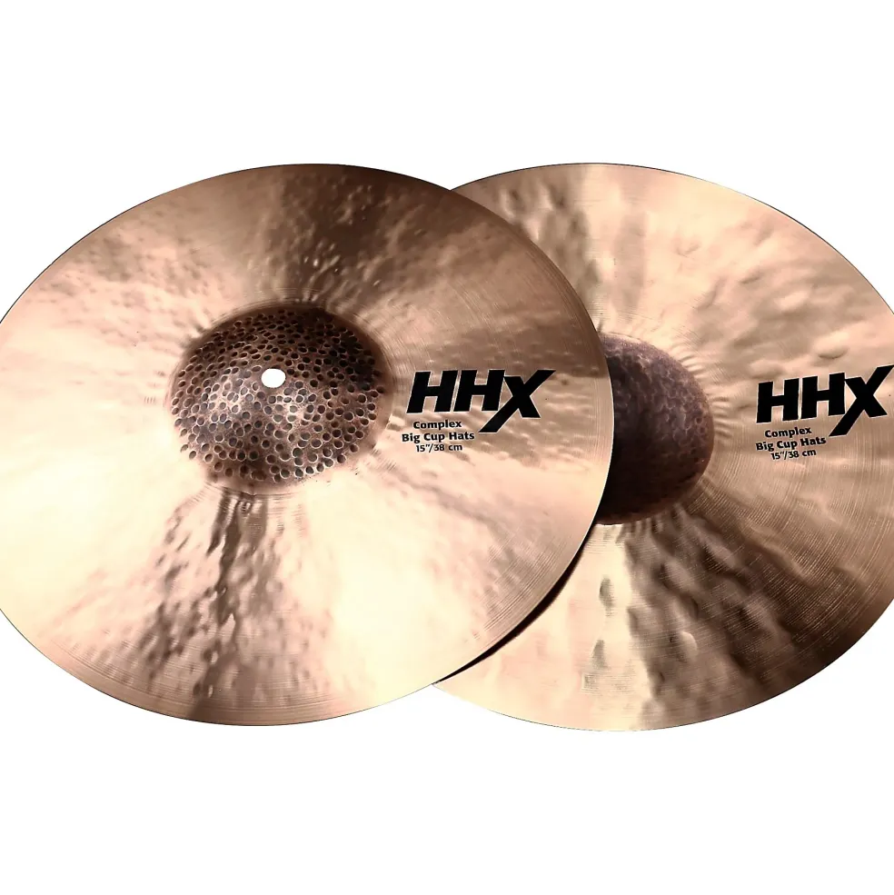 SABIAN HHX Complex Medium Big Cup Hi-Hats 15 in. Pair