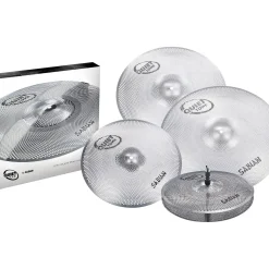 SABIAN QTPC504 Quiet Tone Practice Cymbal Set, 14"/16"/18"/20"