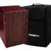 Sawtooth Ebony Cajon, Compact Size With Cajon Carry Bag
