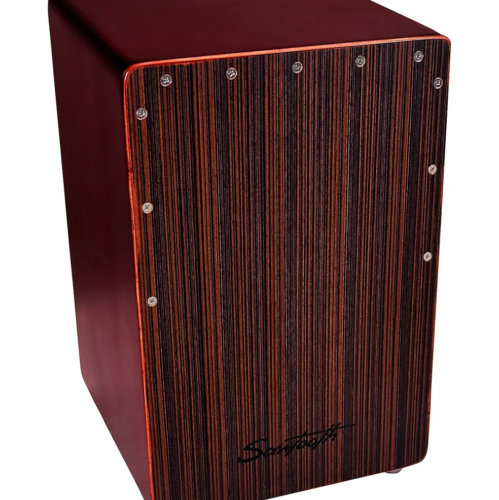 Sawtooth Ebony Cajon, Compact Size With Cajon Carry Bag