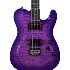Schecter Guitar Research PT Classic Electric Guitar Purple Burst
