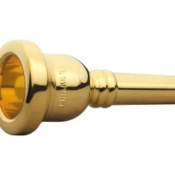 Schilke Standard Series Large Shank Trombone Mouthpiece in Gold 51 Gold