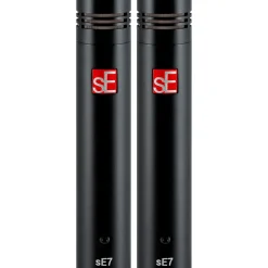 sE Electronics sE7 Small-Diaphragm Condenser Microphone - Matched Pair Black