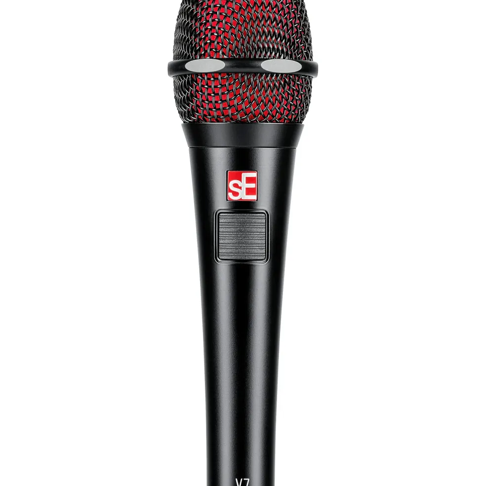 sE Electronics V7-PTT PUSH TO TALK Handheld Supercardioid with Mic Cradle