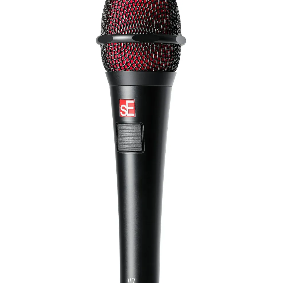 sE Electronics V7-PTT PUSH TO TALK Handheld Supercardioid with Mic Cradle