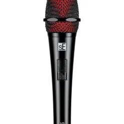 sE Electronics V2-SW-QTR Supercardioid Dynamic Handheld Microphone with On/Off Switch (Includes 15' Cable)