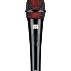 sE Electronics V2-SW-XLR Supercardioid Dynamic Handheld Microphone with On/Off Switch (Includes 15' Cable)