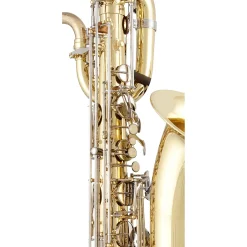 Selmer 300 Series Baritone Saxophone Lacquer Nickel Plated Keys