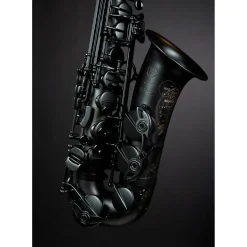 Selmer Paris Supreme Limited Edition Eb Alto Saxophone Matte Black Black Matte Keys