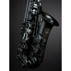 Selmer Paris Supreme Limited Edition Eb Alto Saxophone Matte Black Black Matte Keys