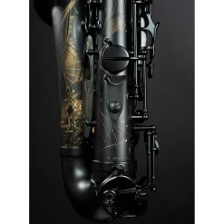 Selmer Paris Supreme Limited Edition Eb Alto Saxophone Matte Black Black Matte Keys