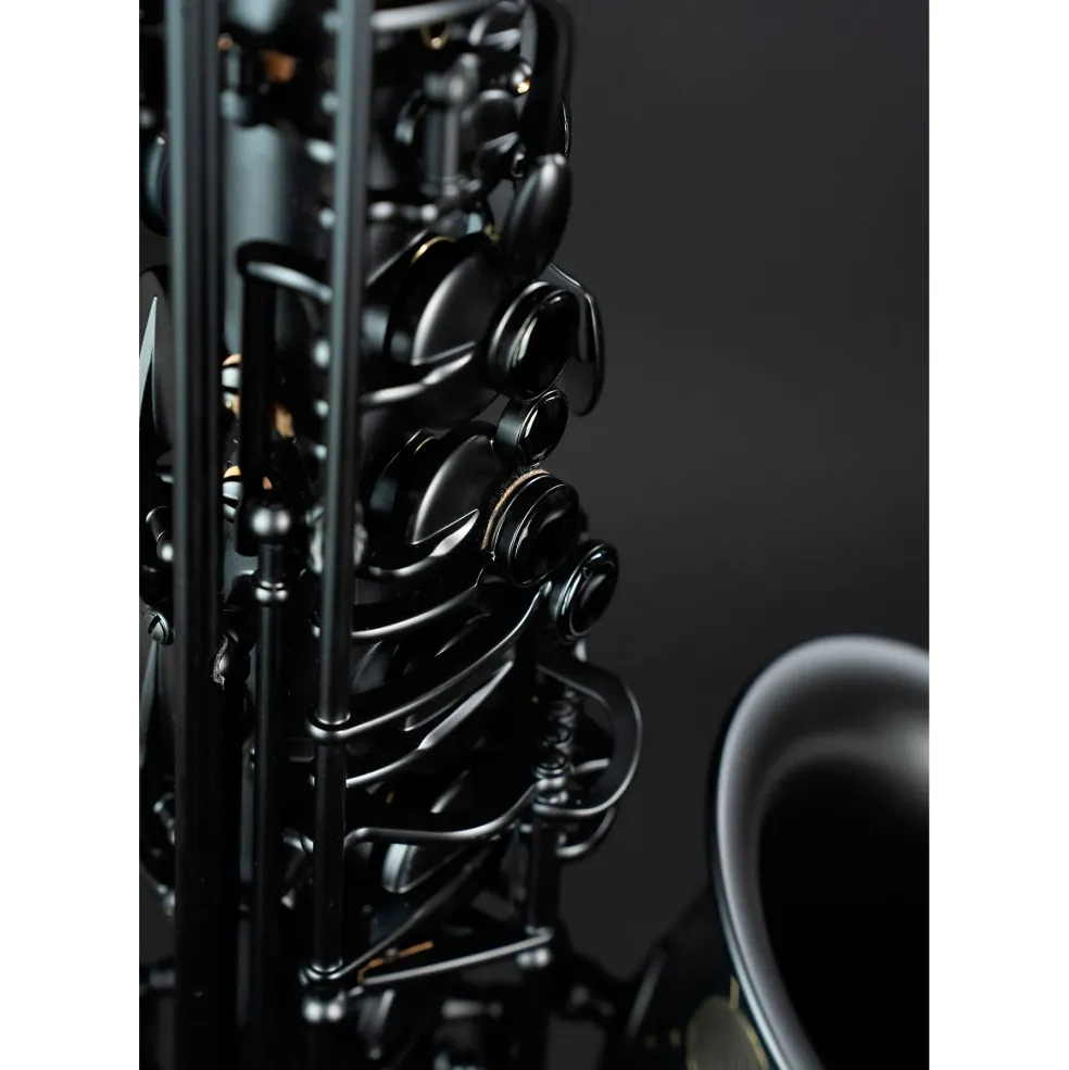 Selmer Paris Supreme Limited Edition Eb Alto Saxophone Matte Black Black Matte Keys