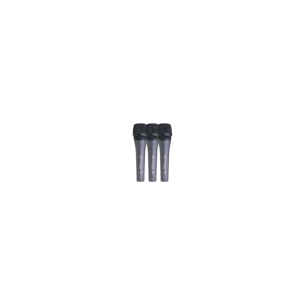 Sennheiser e 835 Cardioid Dynamic Vocal Microphone 3-Pack