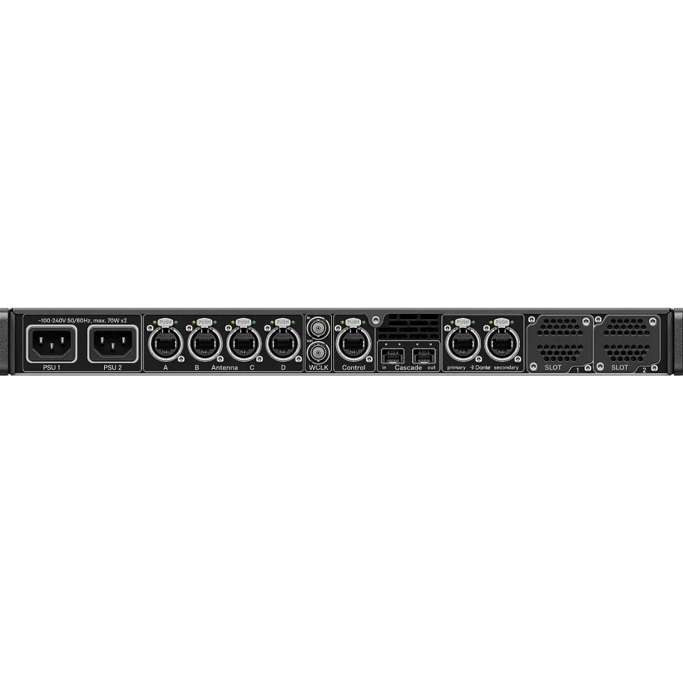 Sennheiser SPECTERA BASE STATION 1RU rackmount Base Station for Spectera system, with (3) mains cables (EU, UK, US prongs)
