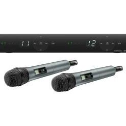 Sennheiser XSW 1-835 DUAL-A 2-Channel Handheld Wireless System With e 835 Capsules A Black