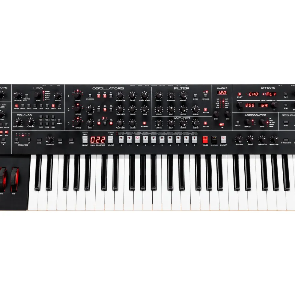 Sequential Trigon-6 6-Voice Polyphonic Analog Synthesizer Essentials Bundle