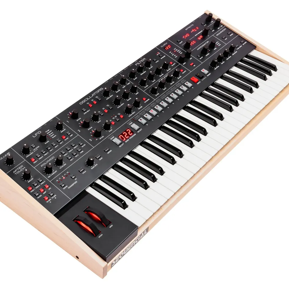 Sequential Trigon-6 6-Voice Polyphonic Analog Synthesizer Essentials Bundle