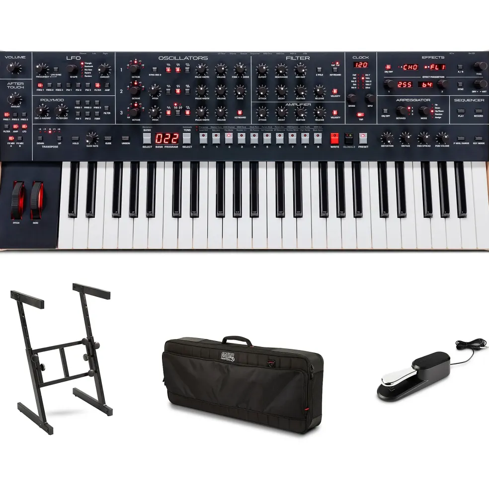 Sequential Trigon-6 6-Voice Polyphonic Analog Synthesizer Stage Bundle