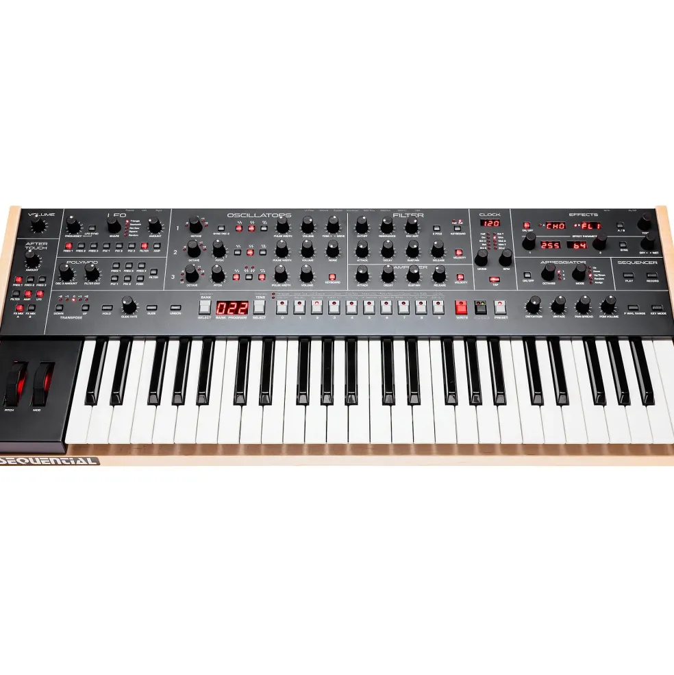 Sequential Trigon-6 6-Voice Polyphonic Analog Synthesizer Stage Bundle