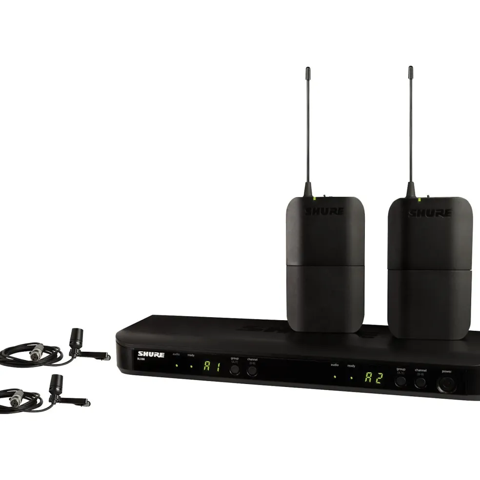 Shure BLX188 Dual Lavalier System With CVL Lavalier Microphone Band H9