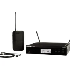 Shure BLX14R/W93 Wireless Lavalier System With WL93 Omnidirectional Condenser Miniature Lavalier Mic Band H9