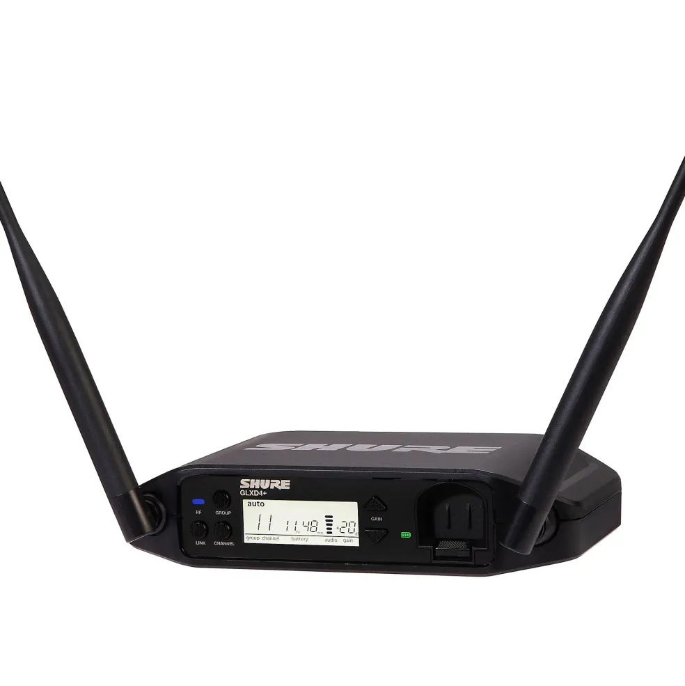 Shure GLXD14+ Lavalier System With WL93, 2.4 & 5.8GHz