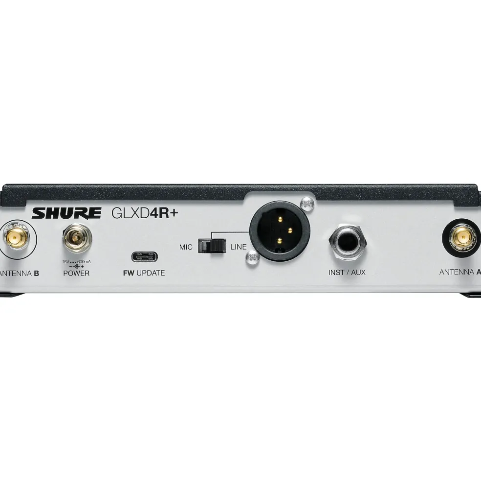 Shure GLX-D14R+ Rackmount Instrument System With BETA 98H/C