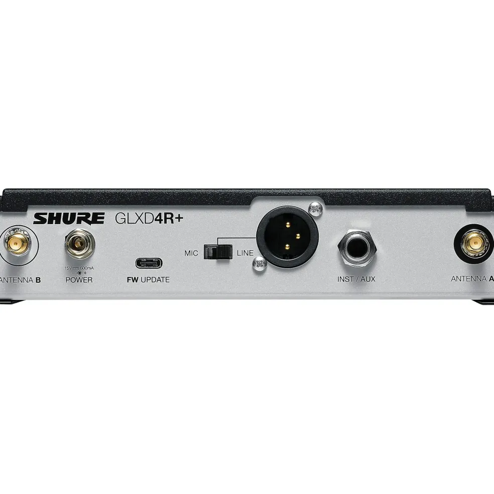 Shure GLX-D14R+ Rackmount Instrument System