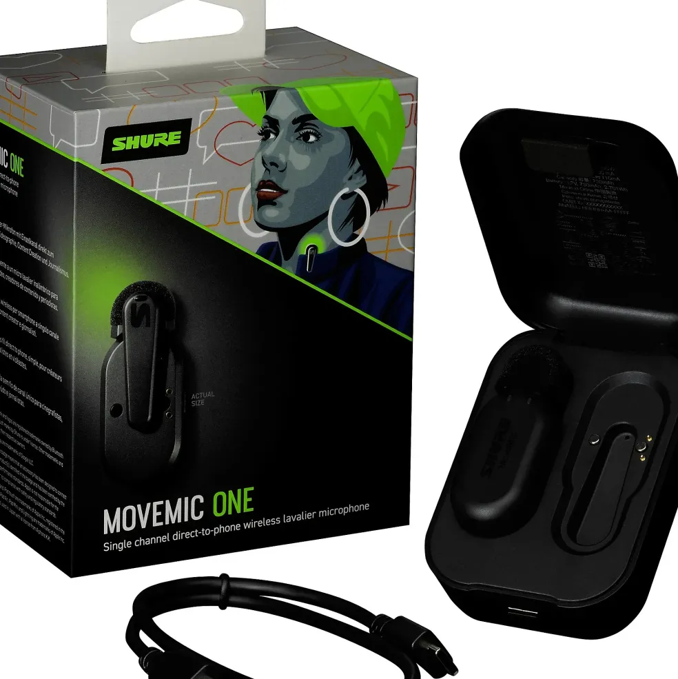 Shure MoveMic One Single-Channel Wireless Lavalier Microphone