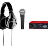 Shure Musician's Up To Eleven Bundle With Focusrite Scarlett Solo, Shure SM58 & Shure SRH240