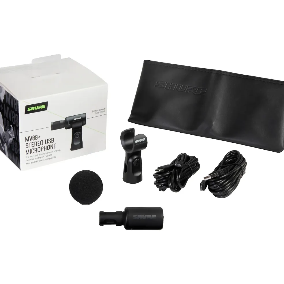 Shure MV88+ Stereo USB Microphone