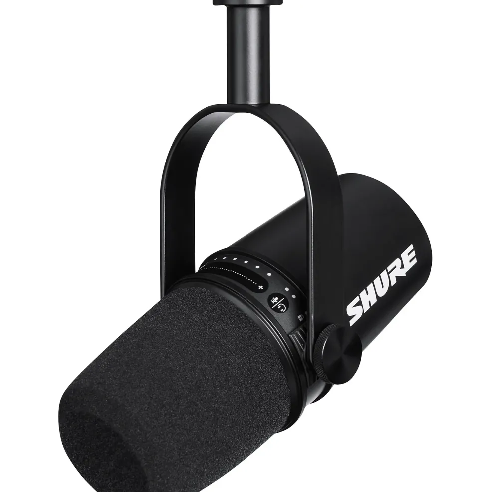Shure MV7 USB and XLR Dynamic Microphone Black
