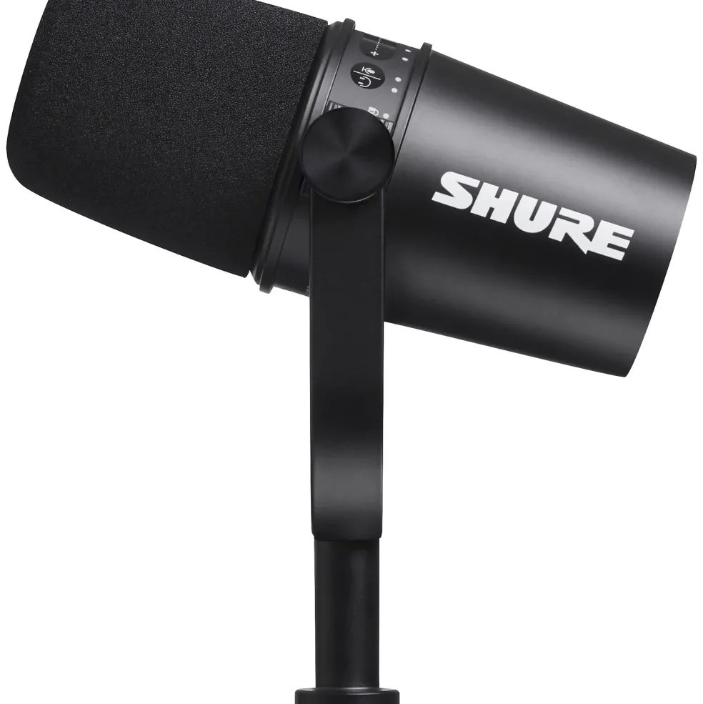Shure MV7 USB and XLR Dynamic Microphone Black