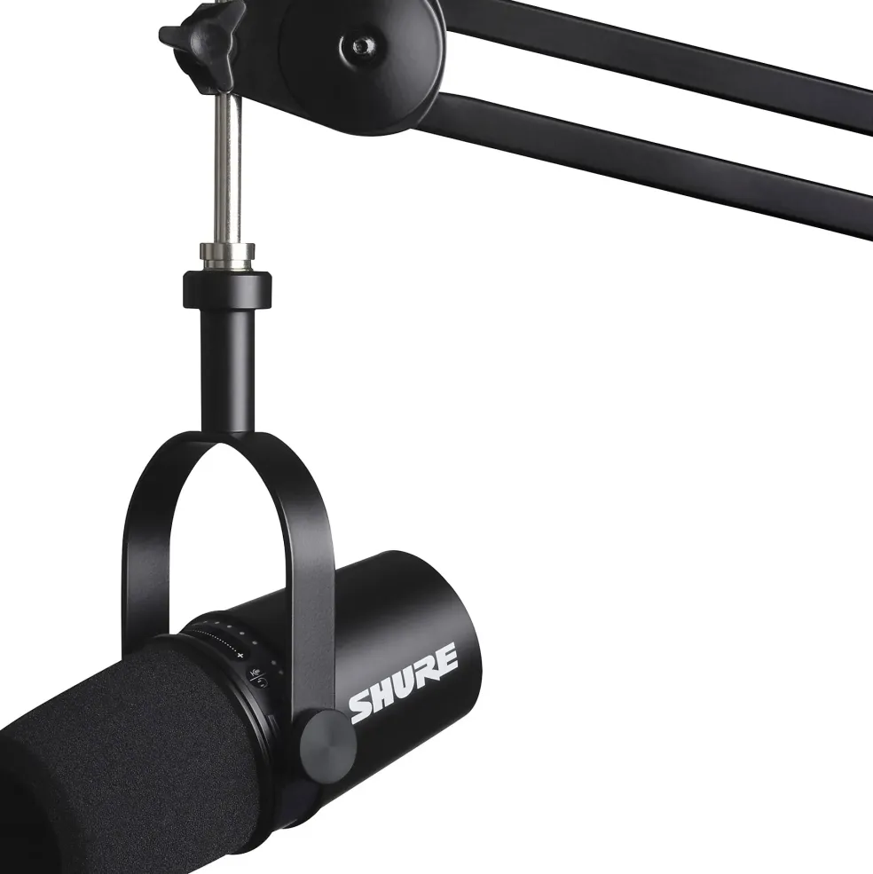 Shure MV7 USB and XLR Dynamic Microphone Black