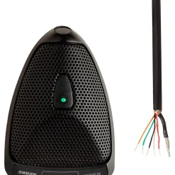 Shure MX392BE Condenser Boundary Microphone, Built-in Preamp, Attached 12' Unterminated Bottom-exit Cable (Supercardioid)