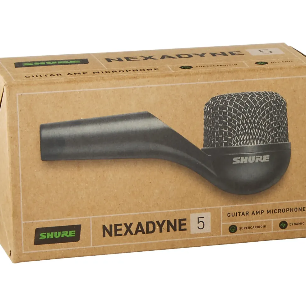 Shure Nexadyne Amp Mic, XLR, Black Black