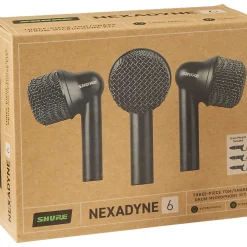 Shure Nexadyne Tom Mic, XLR, Black, 3 Pack Black