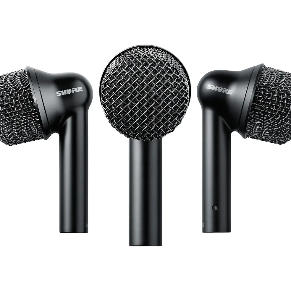 Shure Nexadyne Tom Mic, XLR, Black, 3 Pack Black