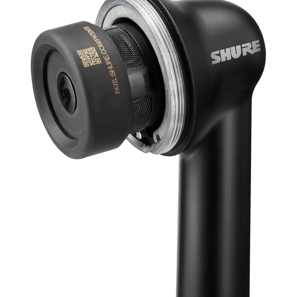 Shure Nexadyne Tom Mic, XLR, Black Black