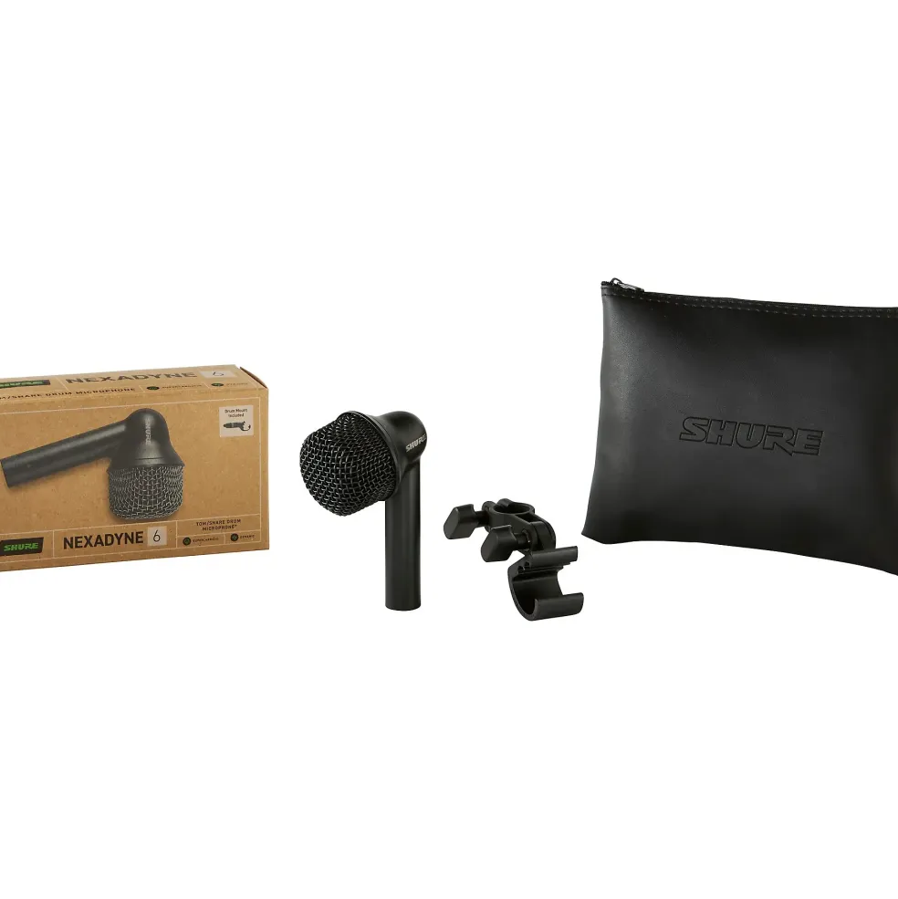 Shure Nexadyne Tom Mic, XLR, Black Black