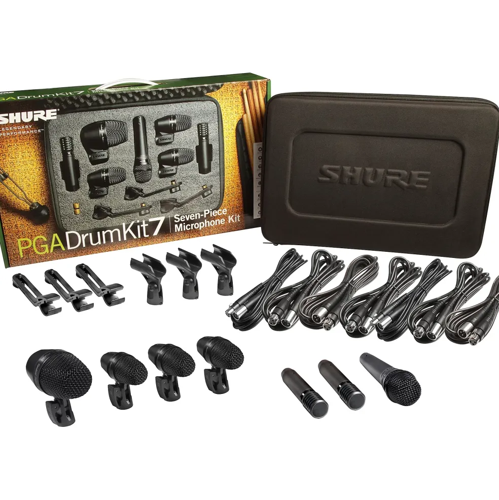 Shure PGADRUMKIT7 7-Piece Drum Microphone Kit