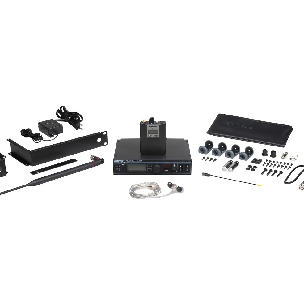 Shure PSM 900 Personal Monitor System With Rackmountable Transmitter, Rechargeable Bodypack Receiver and SE425 Earphones G6